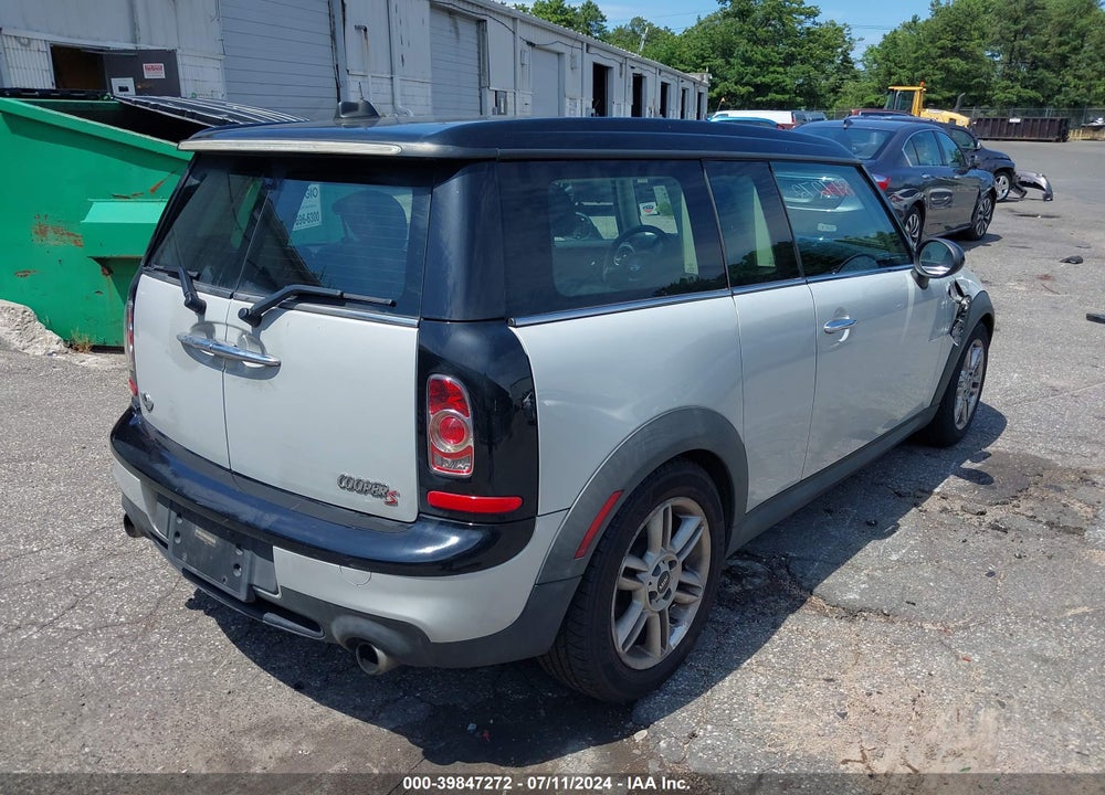 2012 MINI COOPER S CLUBMAN VIN: WMWZG3C59CTY32268