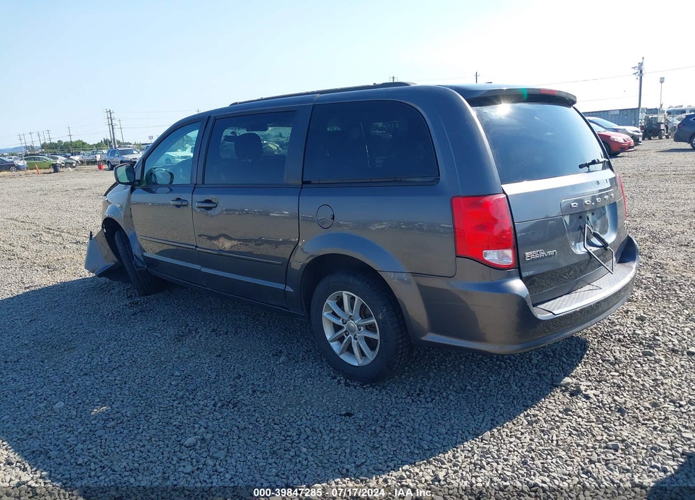 2016 DODGE GRAND CARAVAN SXT VIN: 2C4RDGCG0GR324367