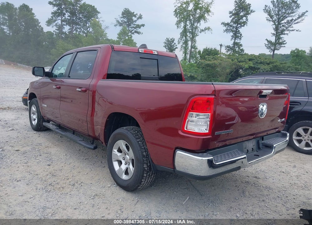 2019 RAM 1500 BIG HORN/LONE STAR 4X4 5'7 BOX VIN: 1C6RRFFG4KN727725