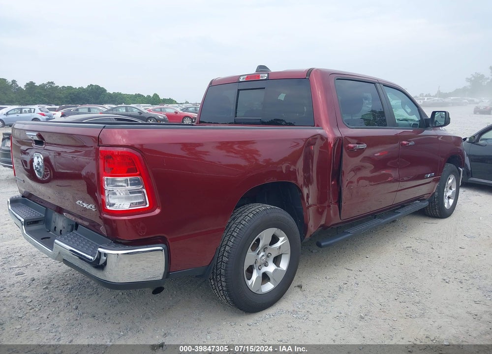 2019 RAM 1500 BIG HORN/LONE STAR 4X4 5'7 BOX VIN: 1C6RRFFG4KN727725