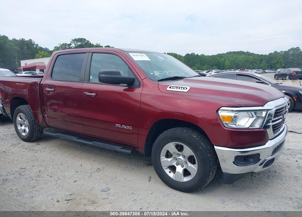 2019 RAM 1500 BIG HORN/LONE STAR 4X4 5'7 BOX VIN: 1C6RRFFG4KN727725