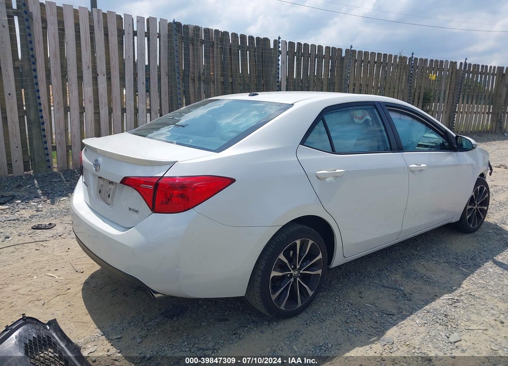 2017 TOYOTA COROLLA XSE VIN: 5YFBURHE4HP642918
