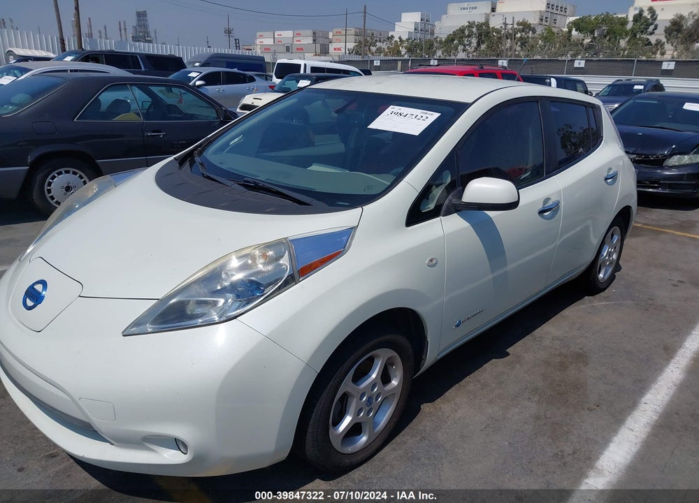 2012 NISSAN LEAF SL VIN: JN1AZ0CP7CT022442