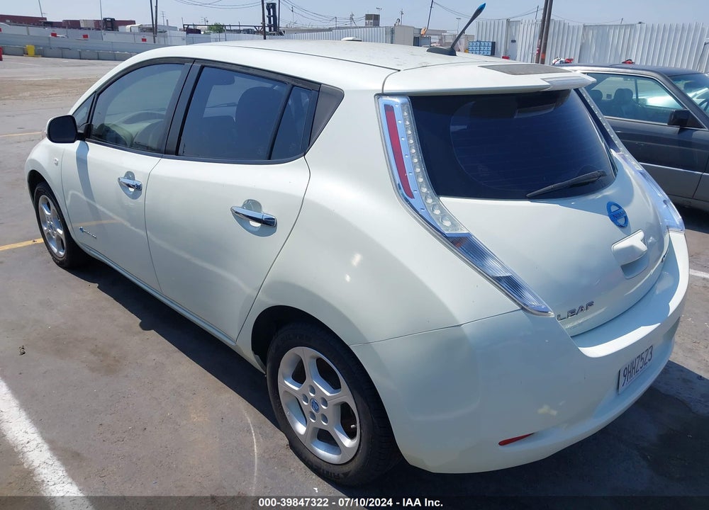 2012 NISSAN LEAF SL VIN: JN1AZ0CP7CT022442