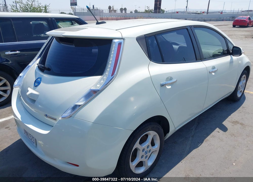 2012 NISSAN LEAF SL VIN: JN1AZ0CP7CT022442