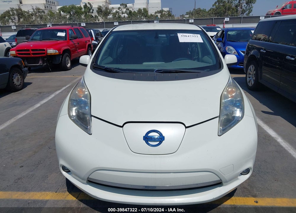2012 NISSAN LEAF SL VIN: JN1AZ0CP7CT022442