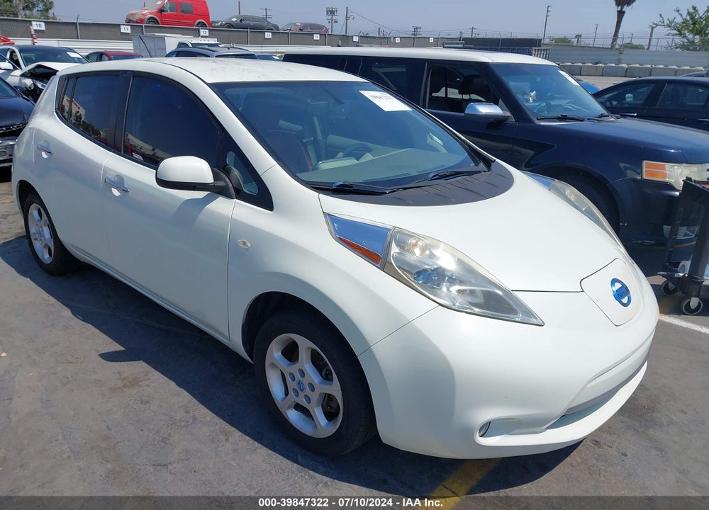 2012 NISSAN LEAF SL VIN: JN1AZ0CP7CT022442