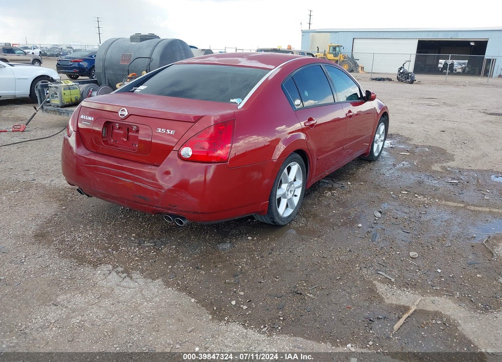 2006 NISSAN MAXIMA 3.5 SE VIN: 1N4BA41E56C819168