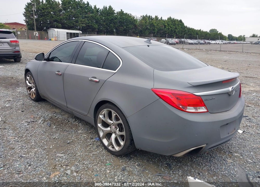 2013 BUICK REGAL GS VIN: 2G4GV5GV3D9200716