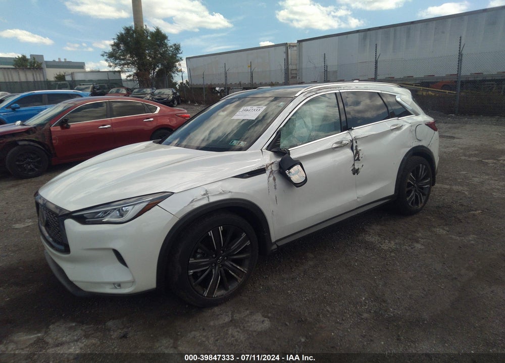 2022 INFINITI QX50 LUXE AWD VIN: 3PCAJ5BB3NF115407