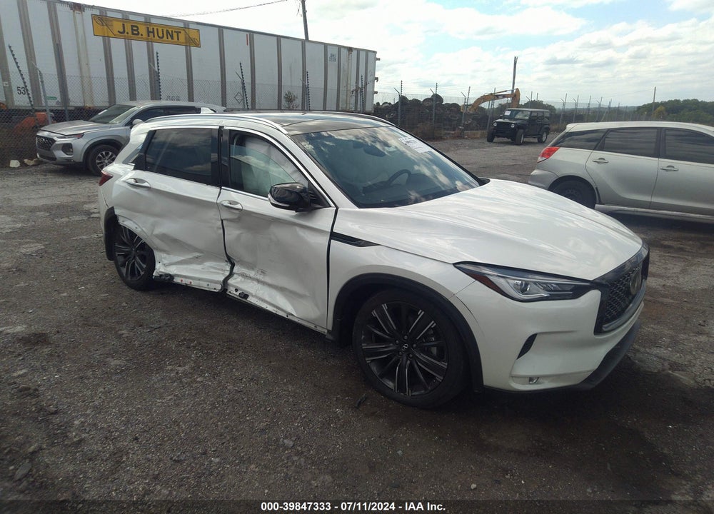 2022 INFINITI QX50 LUXE AWD VIN: 3PCAJ5BB3NF115407