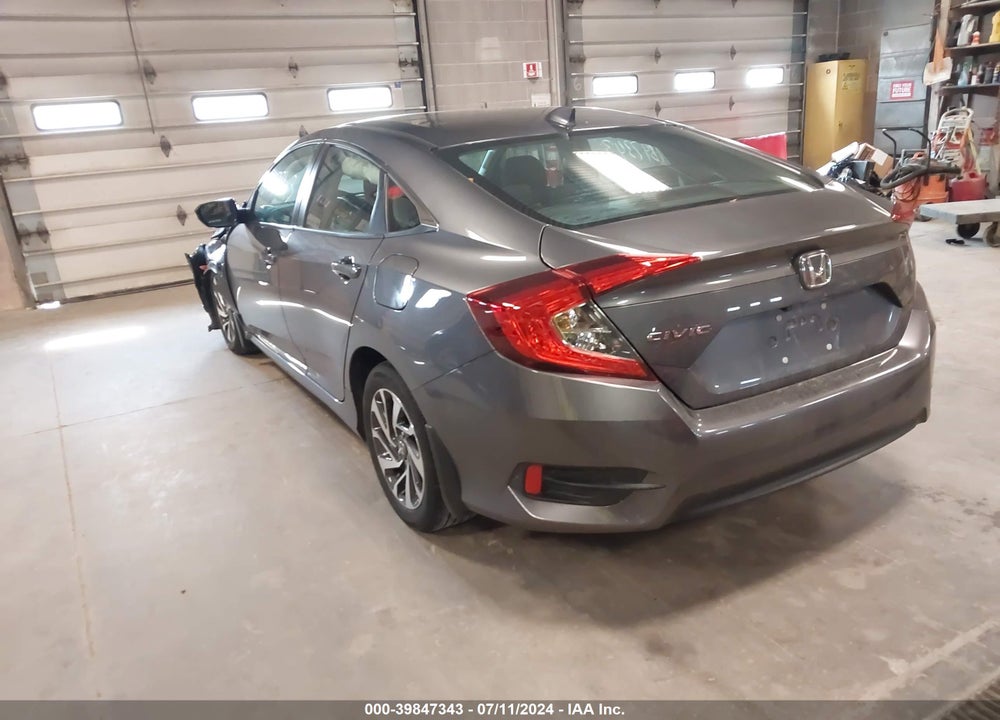 2018 HONDA CIVIC EX VIN: 19XFC2F74JE000481