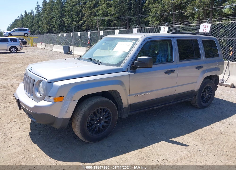 2015 JEEP PATRIOT SPORT VIN: 1C4NJPBB6FD410457