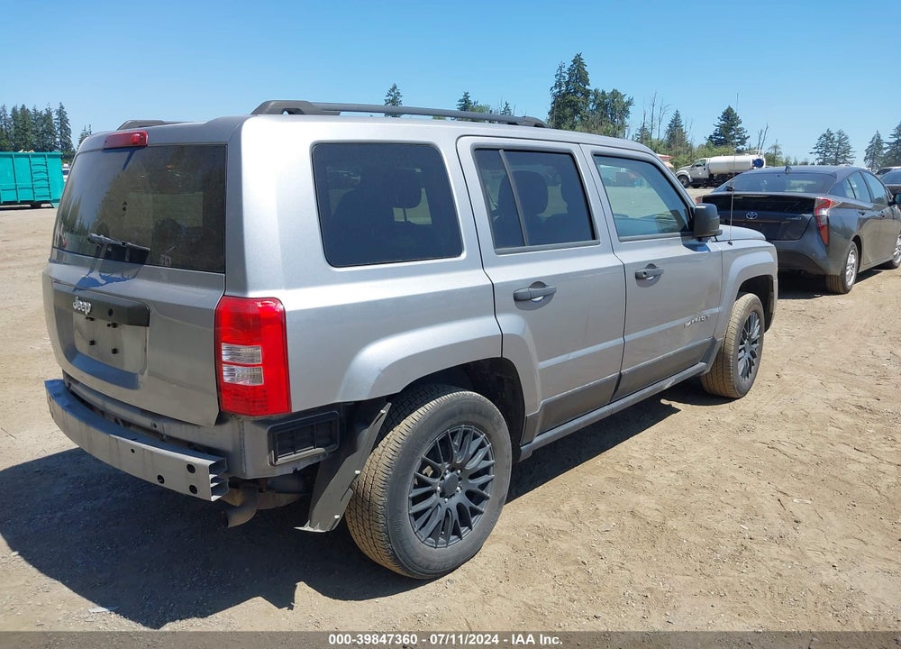 2015 JEEP PATRIOT SPORT VIN: 1C4NJPBB6FD410457