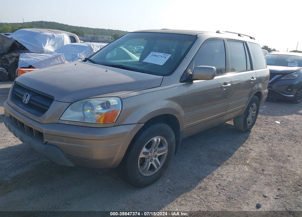 2004 HONDA PILOT EX-L VIN: 2HKYF18504H540058