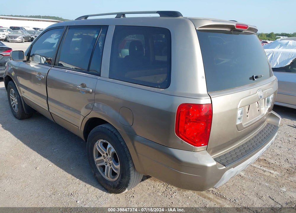 2004 HONDA PILOT EX-L VIN: 2HKYF18504H540058