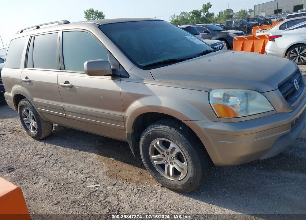 2004 HONDA PILOT EX-L VIN: 2HKYF18504H540058