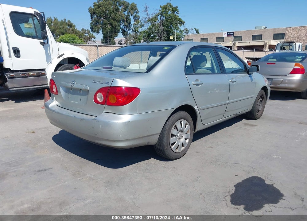 2003 TOYOTA COROLLA LE VIN: JTDBR32E130021520