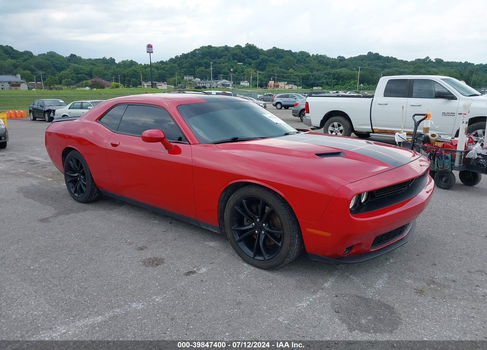 2016 DODGE CHALLENGER SXT VIN: 2C3CDZAG8GH168450