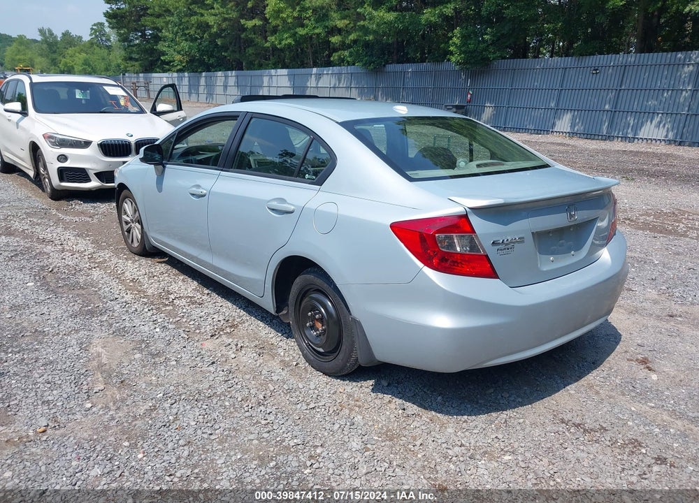 2012 HONDA CIVIC EX VIN: 19XFB2F81CE339777