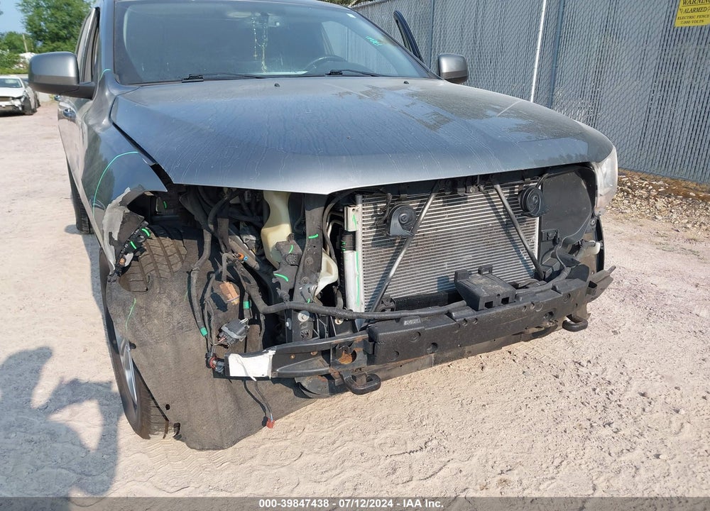 2012 DODGE DURANGO SXT VIN: 1C4RDJAG2CC217663