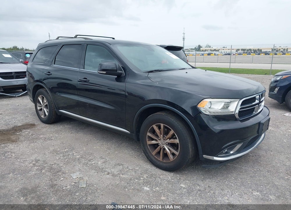 2016 DODGE DURANGO LIMITED VIN: 1C4RDHDG4GC346210