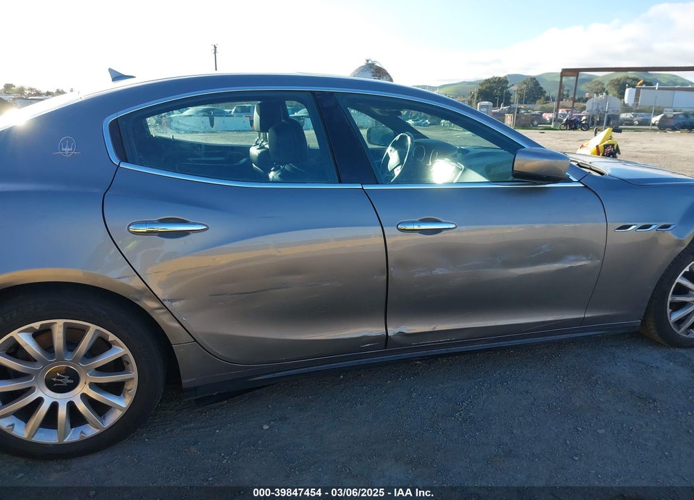 2014 MASERATI GHIBLI VIN: ZAM57XSA5E1086550