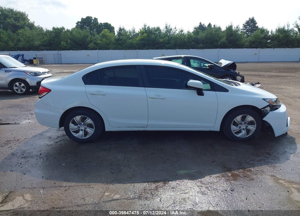 2014 HONDA CIVIC LX VIN: 19XFB2F52EE000275