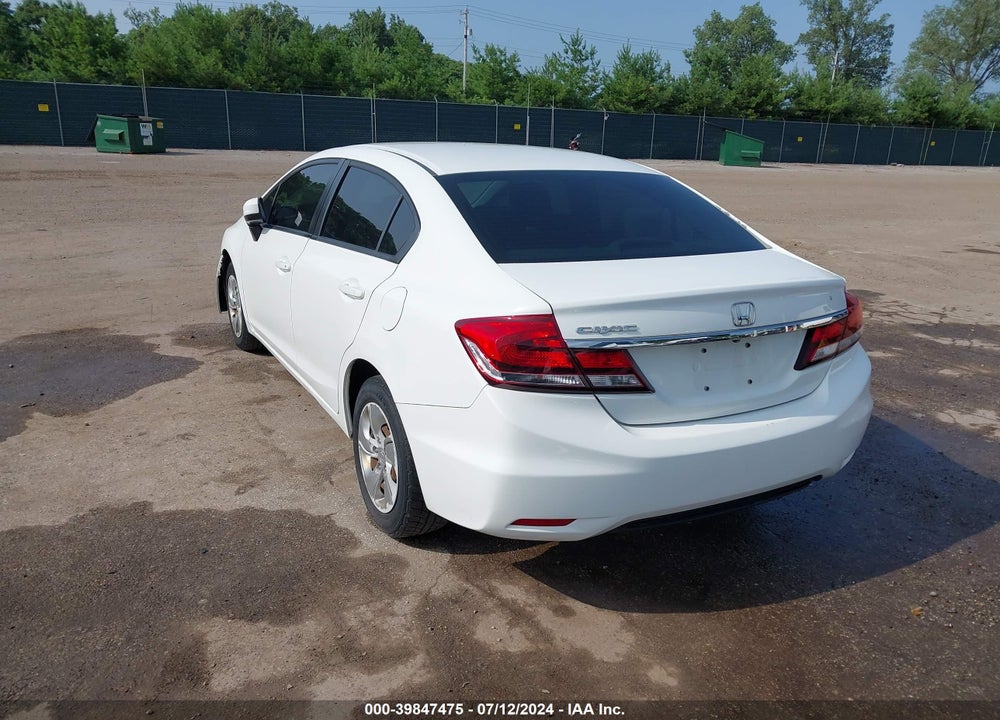 2014 HONDA CIVIC LX VIN: 19XFB2F52EE000275