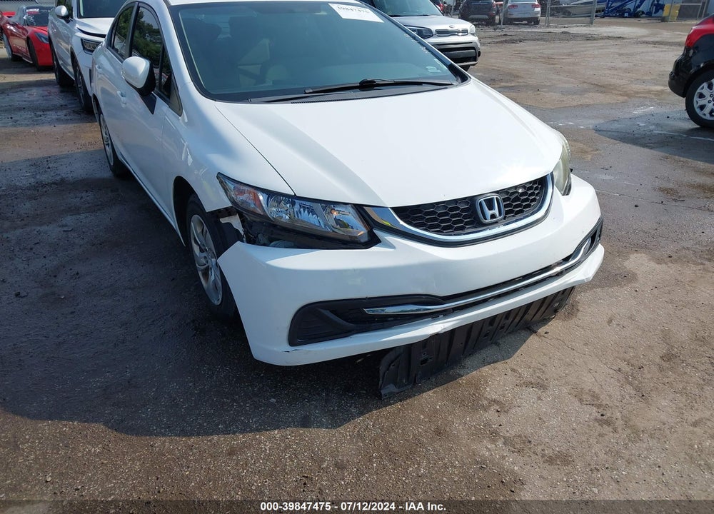 2014 HONDA CIVIC LX VIN: 19XFB2F52EE000275