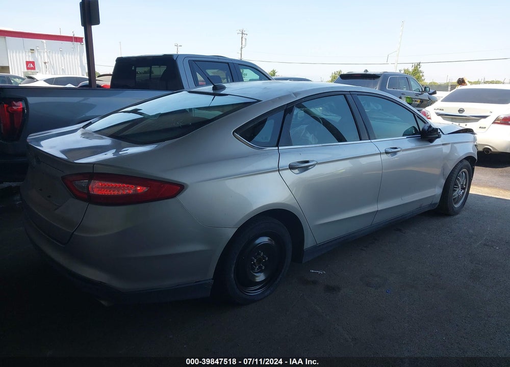 2013 FORD FUSION S VIN: 3FA6P0G76DR306110