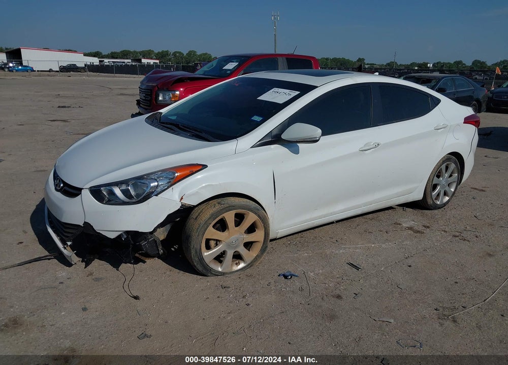 2013 HYUNDAI ELANTRA LIMITED VIN: 5NPDH4AE9DH270980