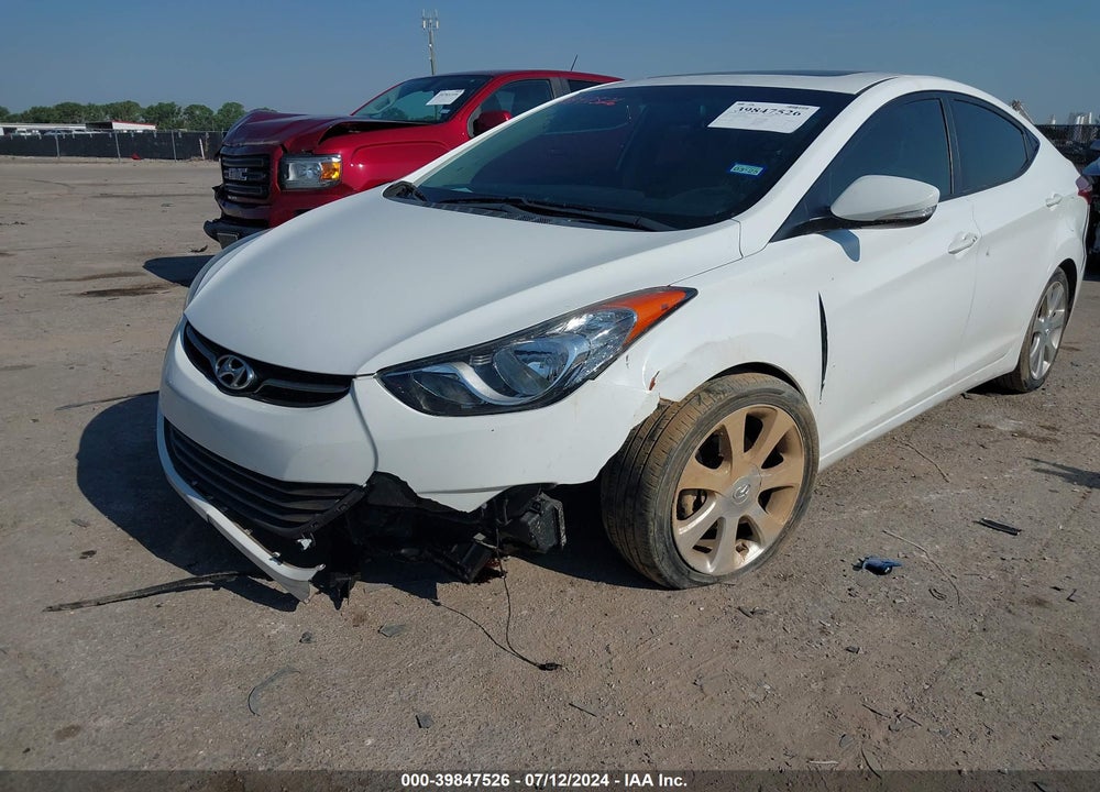 2013 HYUNDAI ELANTRA LIMITED VIN: 5NPDH4AE9DH270980