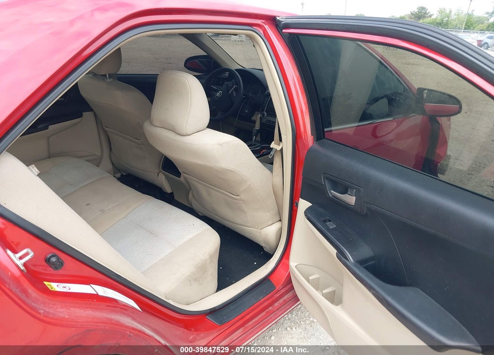 2012 TOYOTA CAMRY LE VIN: 4T1BF1FK8CU544261