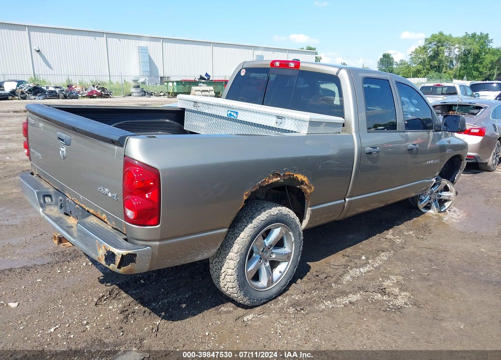 2007 DODGE RAM 1500 SLT/TRX4 OFF ROAD/SPORT VIN: 1D7HU18267J637939