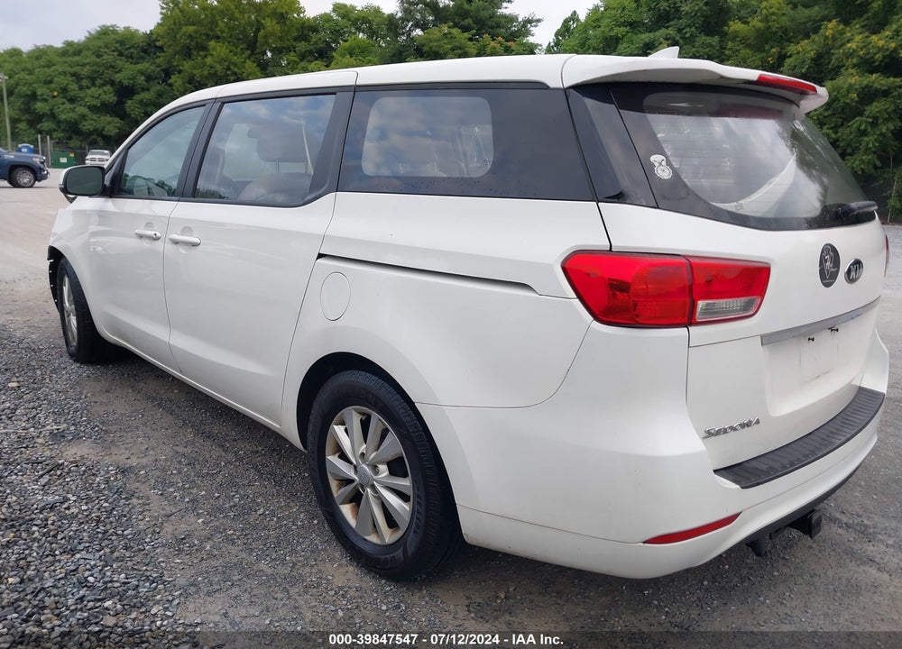 2016 KIA SEDONA L VIN: KNDMA5C17G6149710