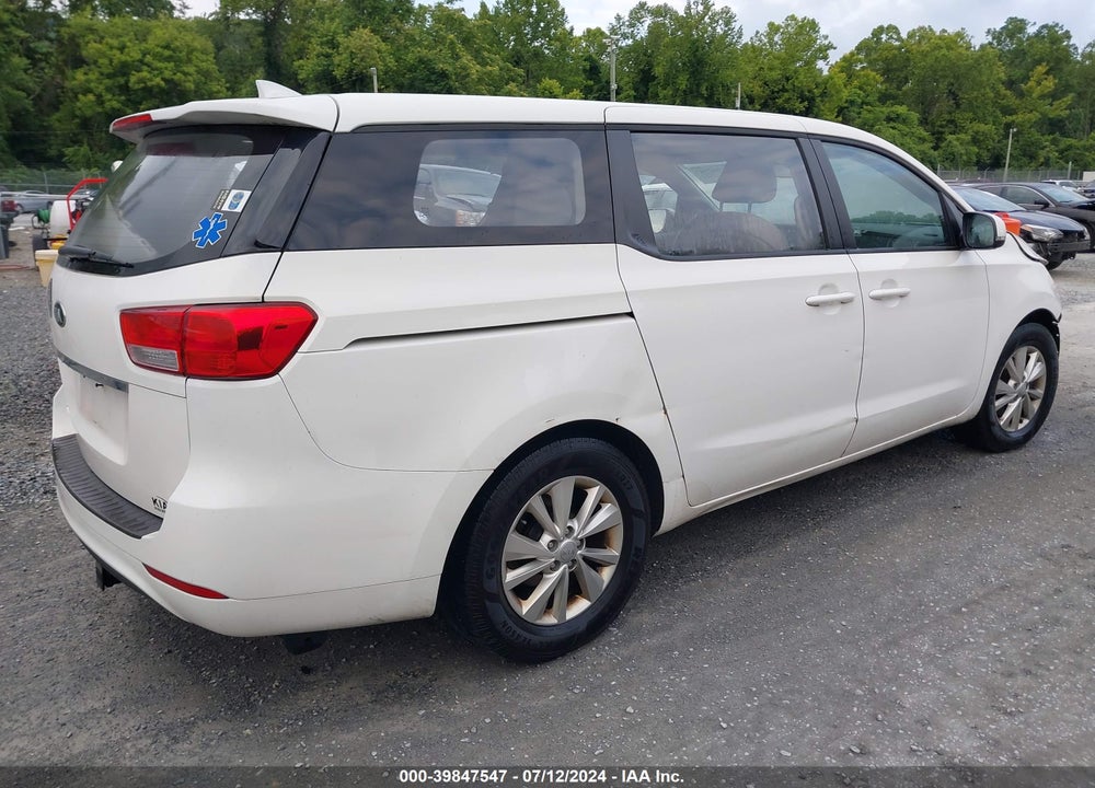 2016 KIA SEDONA L VIN: KNDMA5C17G6149710
