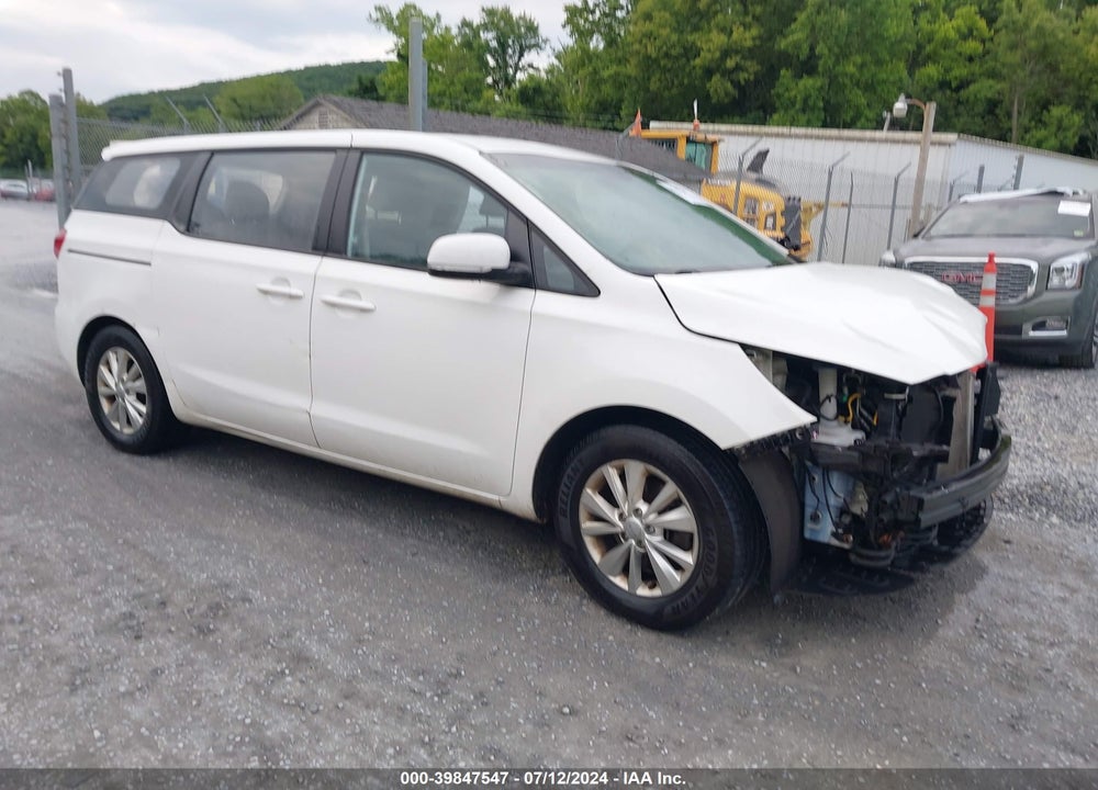 2016 KIA SEDONA L VIN: KNDMA5C17G6149710