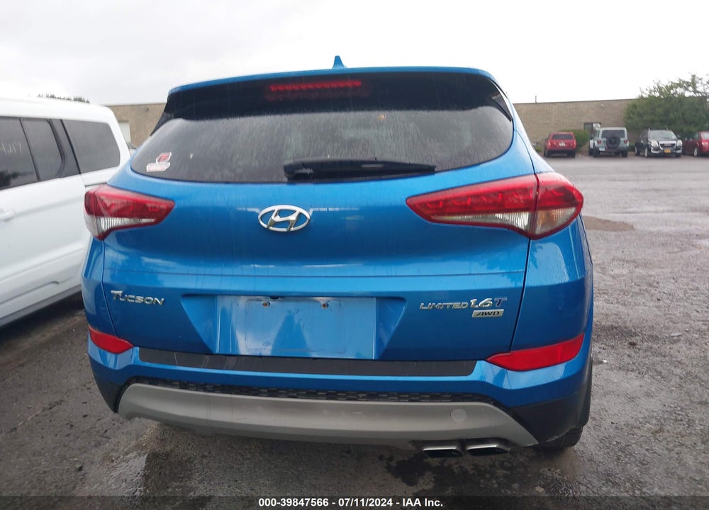 2017 HYUNDAI TUCSON LIMITED VIN: KM8J3CA21HU328069