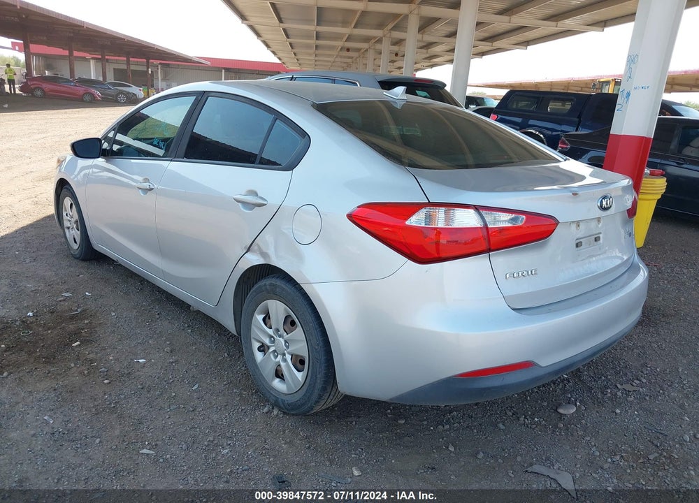2016 KIA FORTE LX VIN: KNAFK4A60G5578432