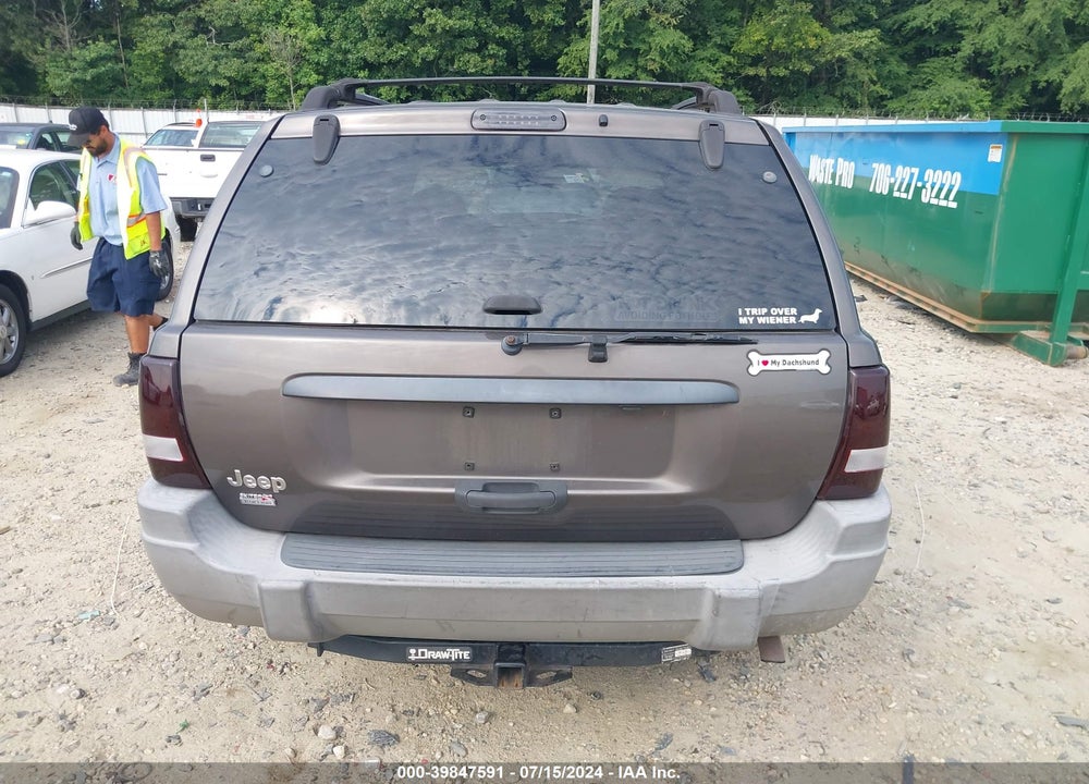 2000 CHEROKEE JEEP GRAND  LAREDO VIN: 1J4G248S5YC262509