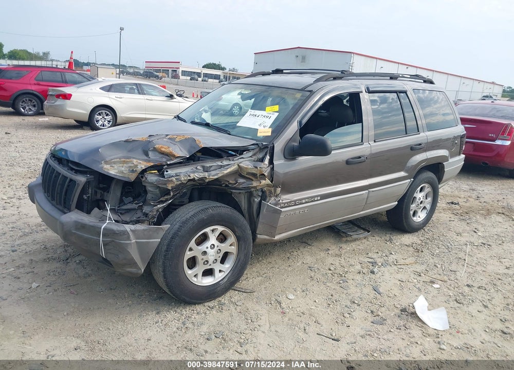 2000 CHEROKEE JEEP GRAND  LAREDO VIN: 1J4G248S5YC262509
