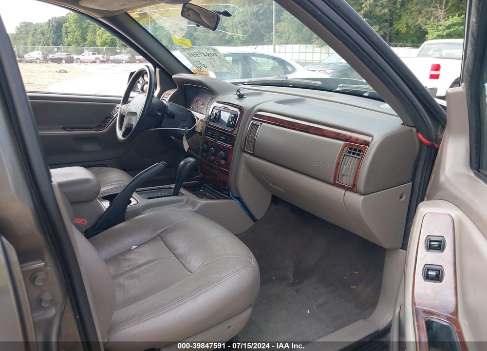 2000 CHEROKEE JEEP GRAND  LAREDO VIN: 1J4G248S5YC262509