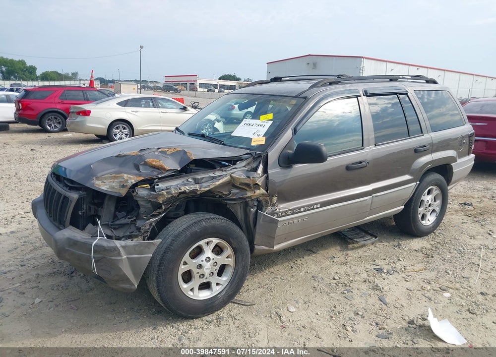 2000 CHEROKEE JEEP GRAND  LAREDO VIN: 1J4G248S5YC262509