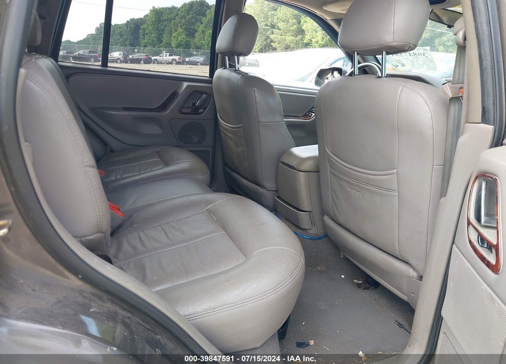 2000 CHEROKEE JEEP GRAND  LAREDO VIN: 1J4G248S5YC262509