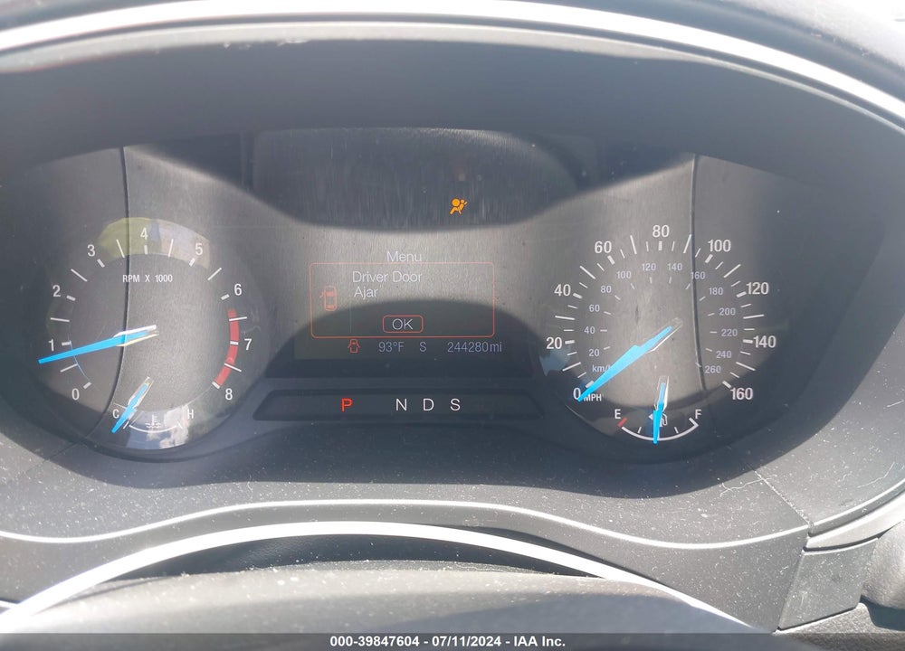 2013 FORD FUSION SE VIN: 3FA6P0H77DR158306