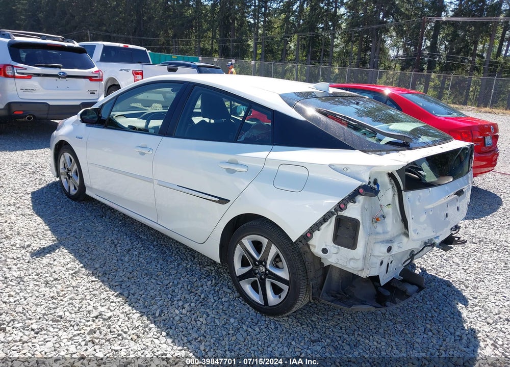 2017 TOYOTA PRIUS THREE TOURING VIN: JTDKARFU7H3531811