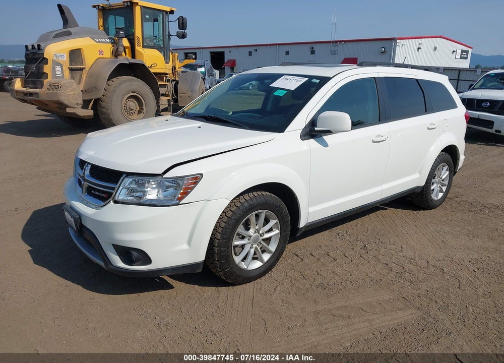 2014 DODGE JOURNEY SXT VIN: 3C4PDDBG3ET167001