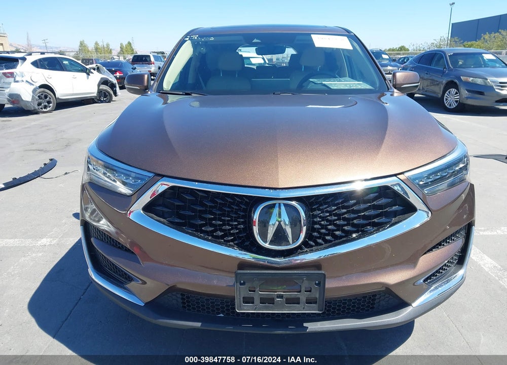 2019 ACURA RDX TECHNOLOGY PACKAGE VIN: 5J8TC1H54KL009393