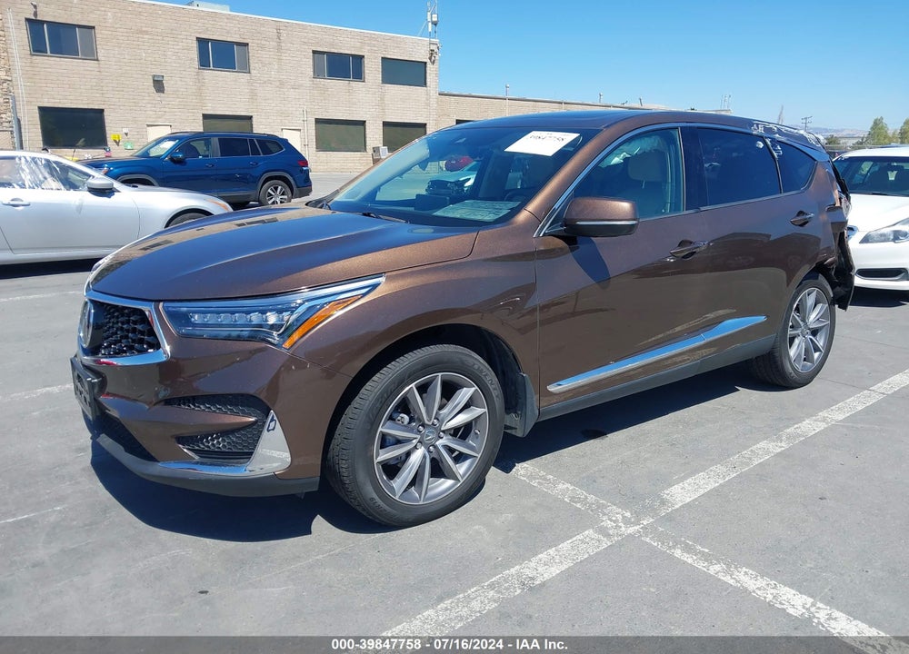 2019 ACURA RDX TECHNOLOGY PACKAGE VIN: 5J8TC1H54KL009393